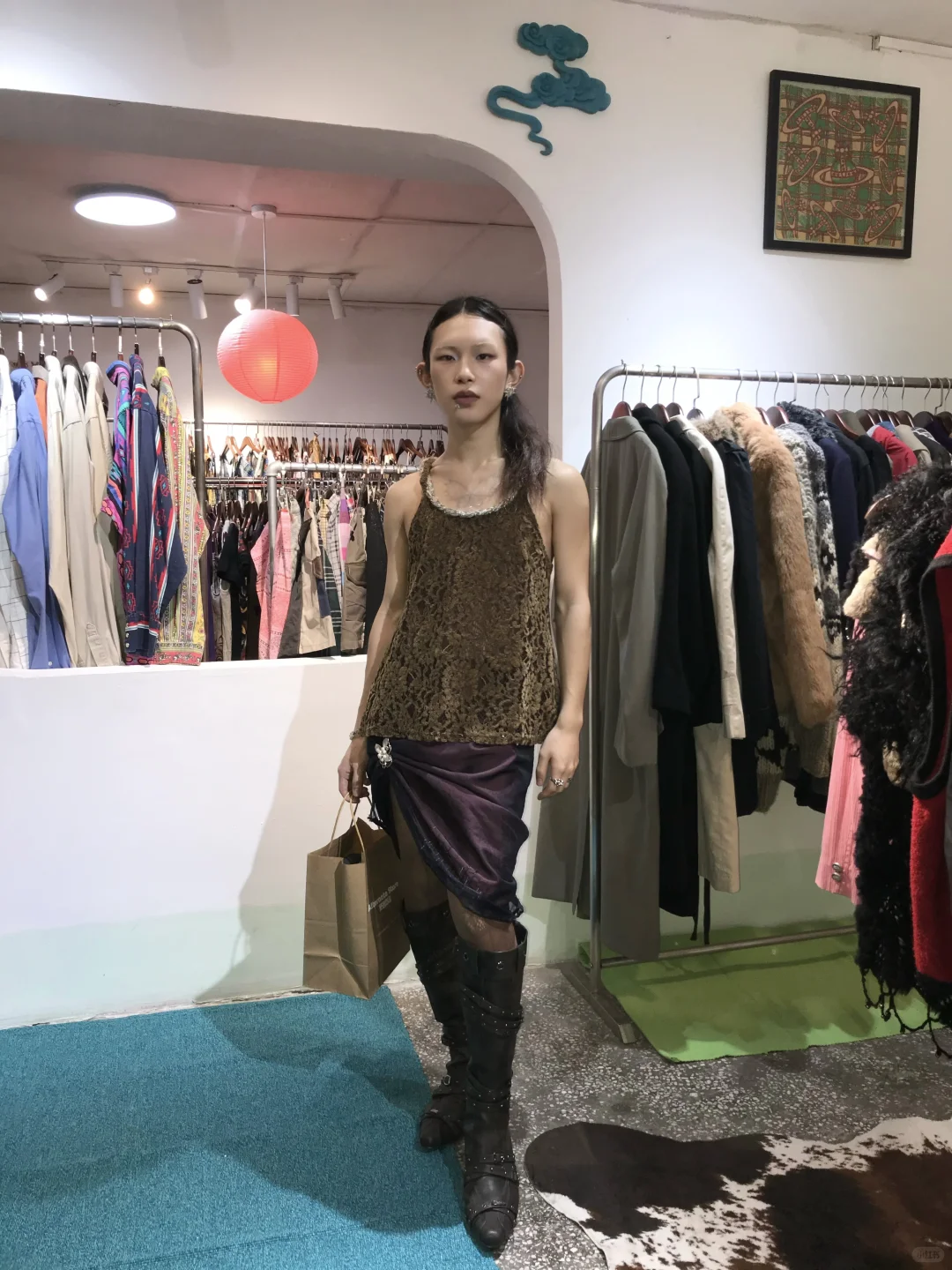 欢迎光临( ᳐ ´ ᗜ ` ᳐ฅ逛古着店的人