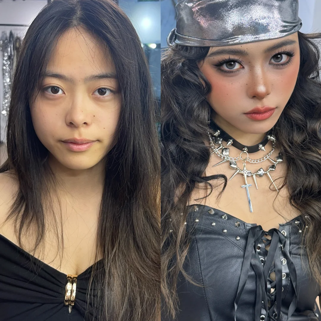 甜酷辣妹妆容——直接换头❕❕