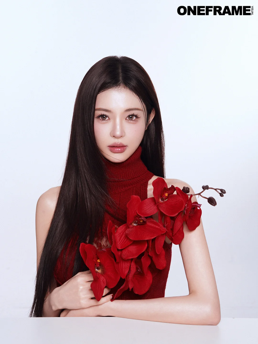 红是“浪漫与热烈” 🥀 韩系纯欲肖像