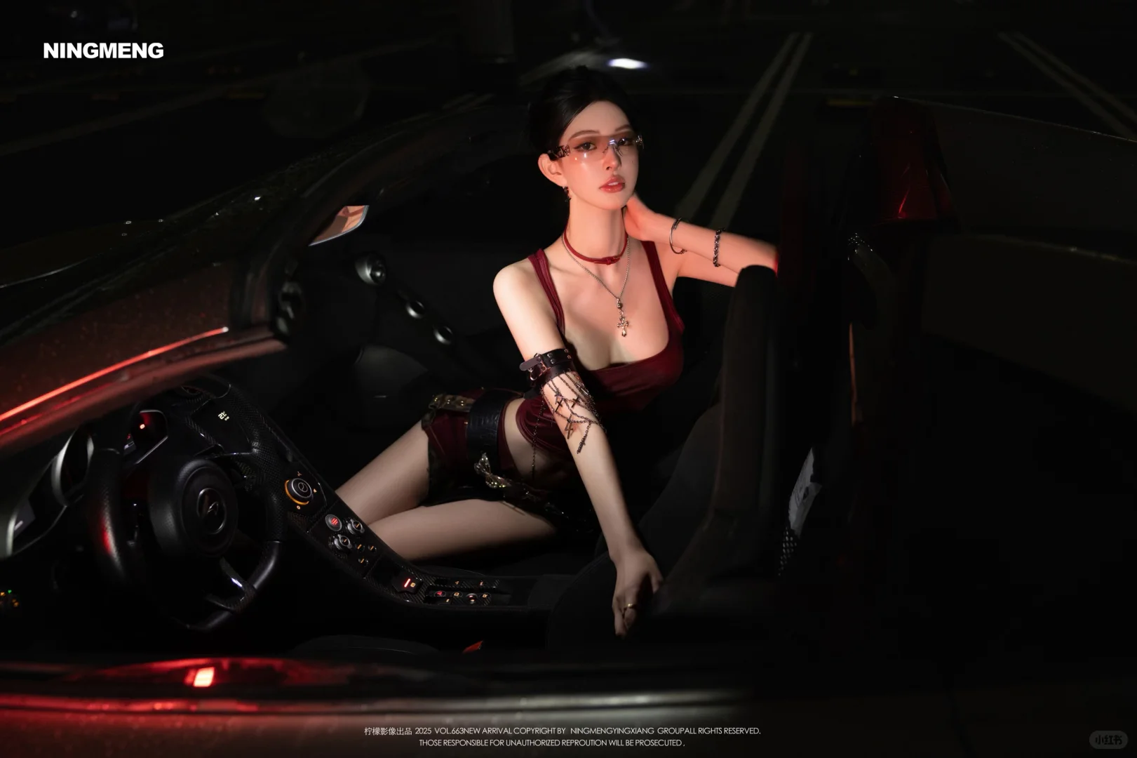 杭州写真｜拽姐风辣妹写真🖤车里拍也太酷辣～