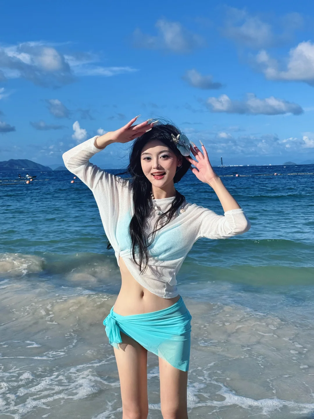 桔钓沙拍照｜深圳也有超绝玻璃海‼️