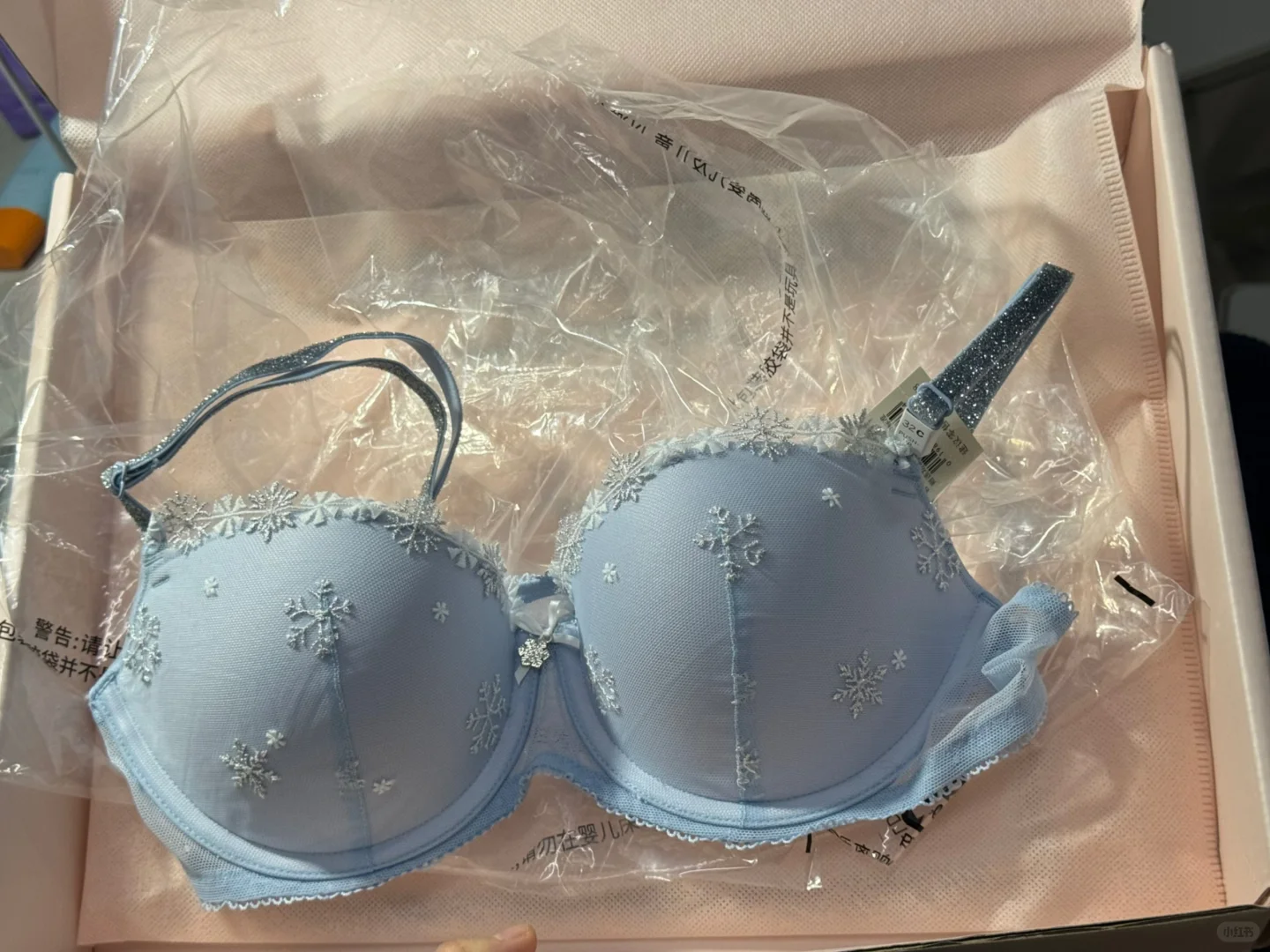 我哭死了！维密雪花内衣！！！