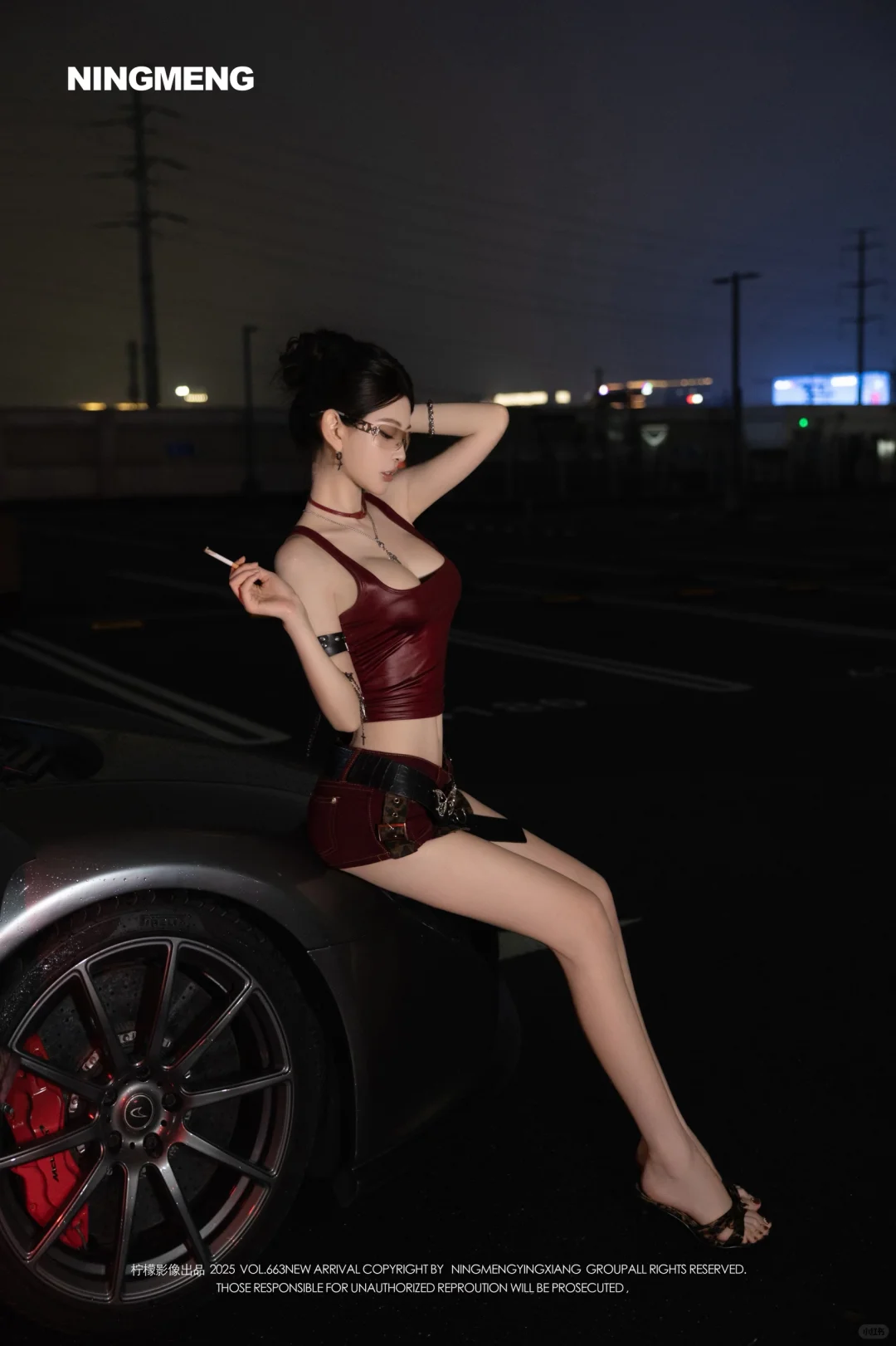 杭州写真｜拽姐风辣妹写真🖤车里拍也太酷辣～