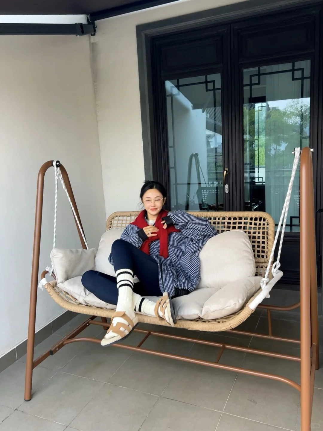 家门口的OOTD｜胖了10斤也要穿legging