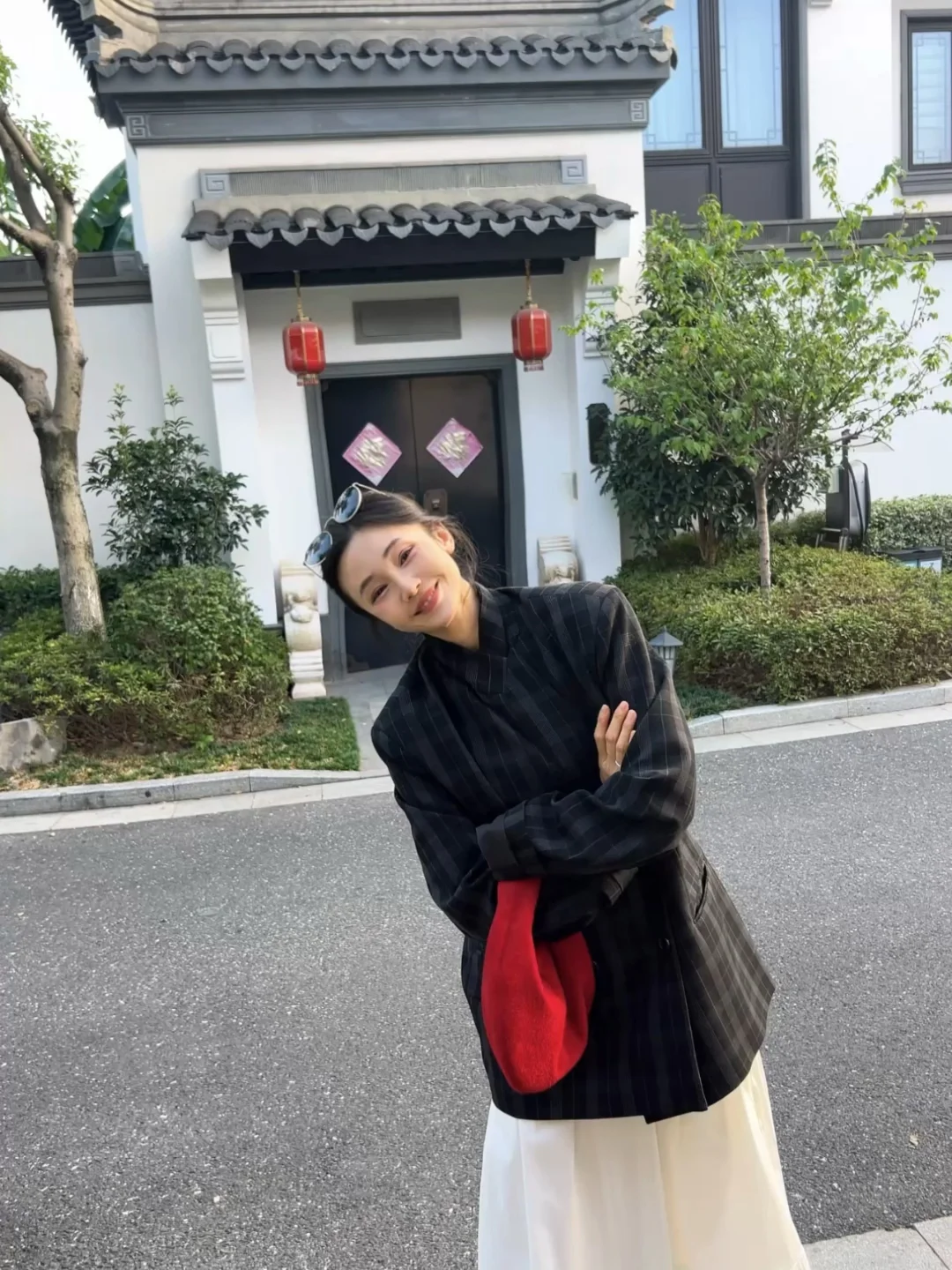 家门口的OOTD｜胖了10斤也要穿legging