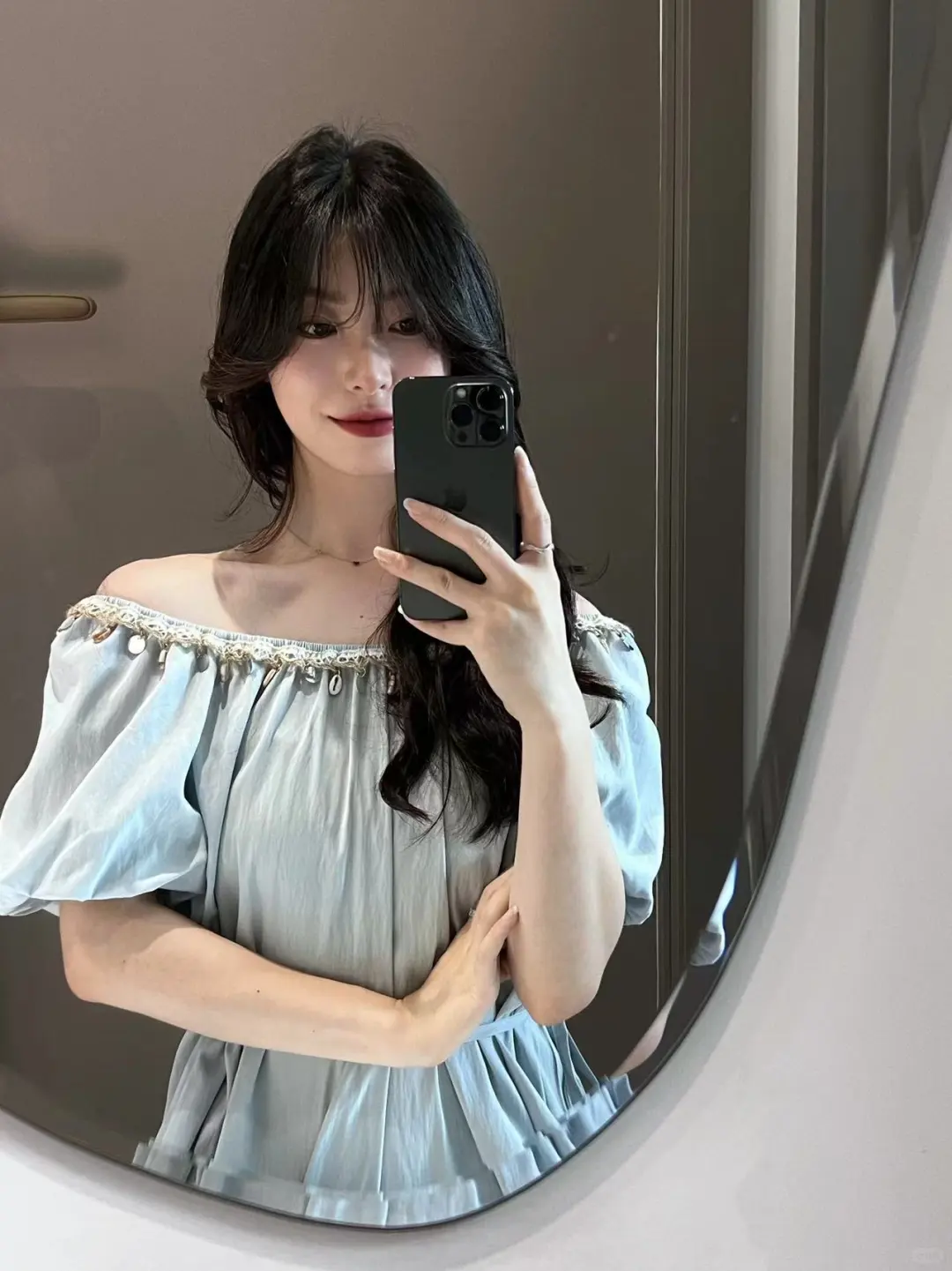 香影试衣间🌊莱赛尔·波西米亚风小蓝裙