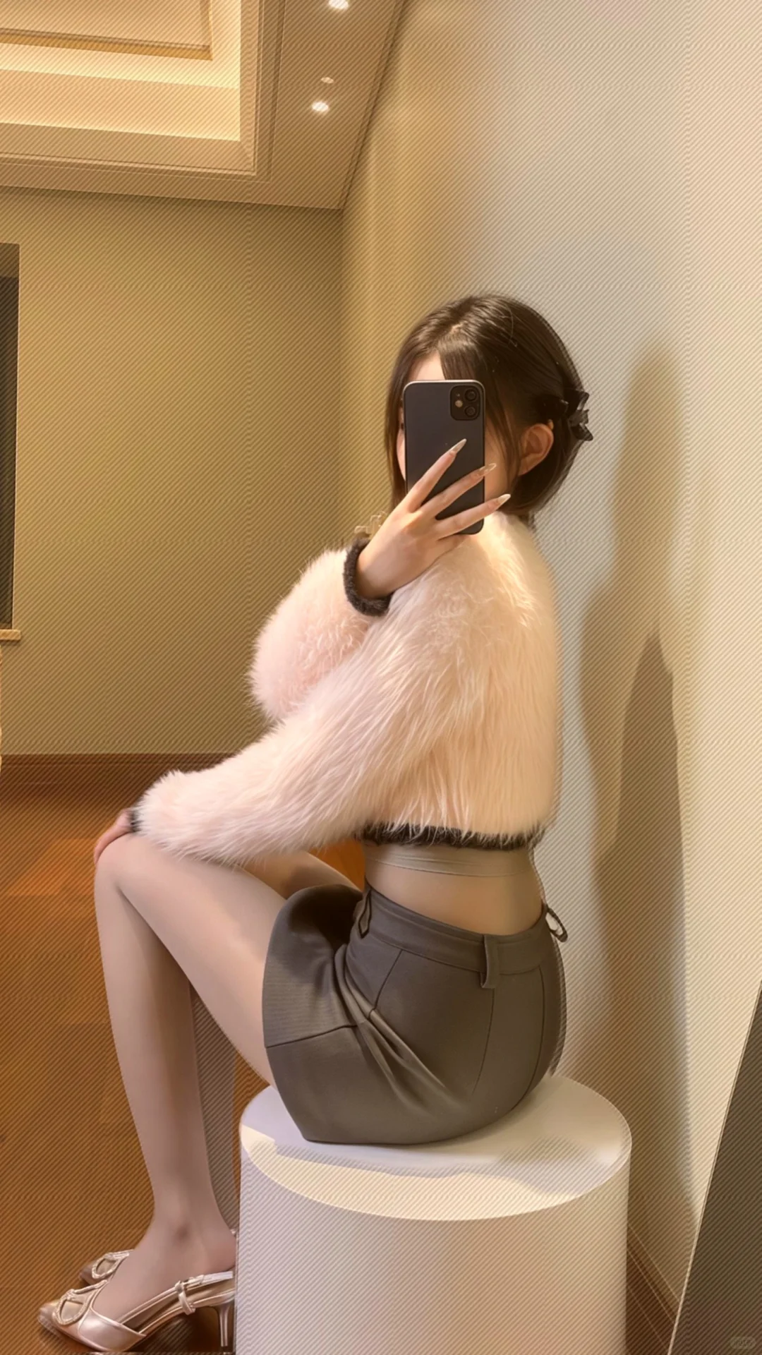 高腰灰丝，纯欲斩男穿搭秘诀✨