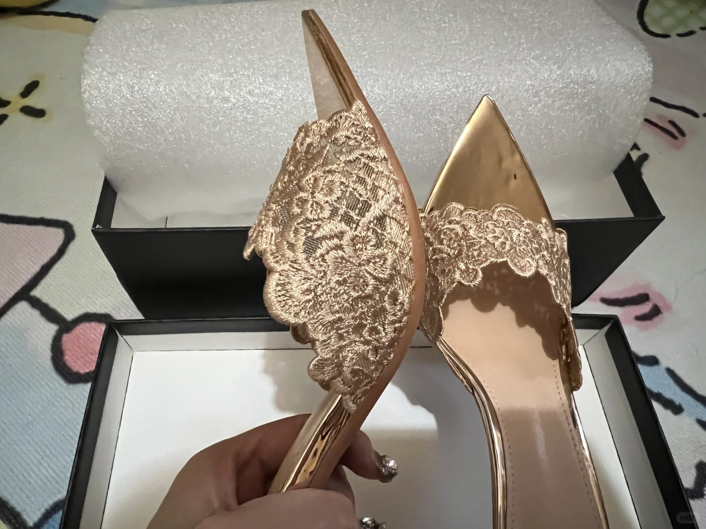 差价一倍的蕾丝高跟鞋🍑和巴巴