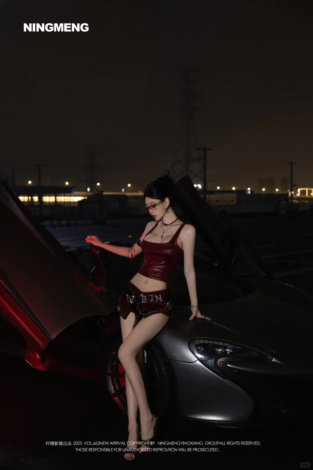 杭州写真｜拽姐风辣妹写真🖤车里拍也太酷辣～