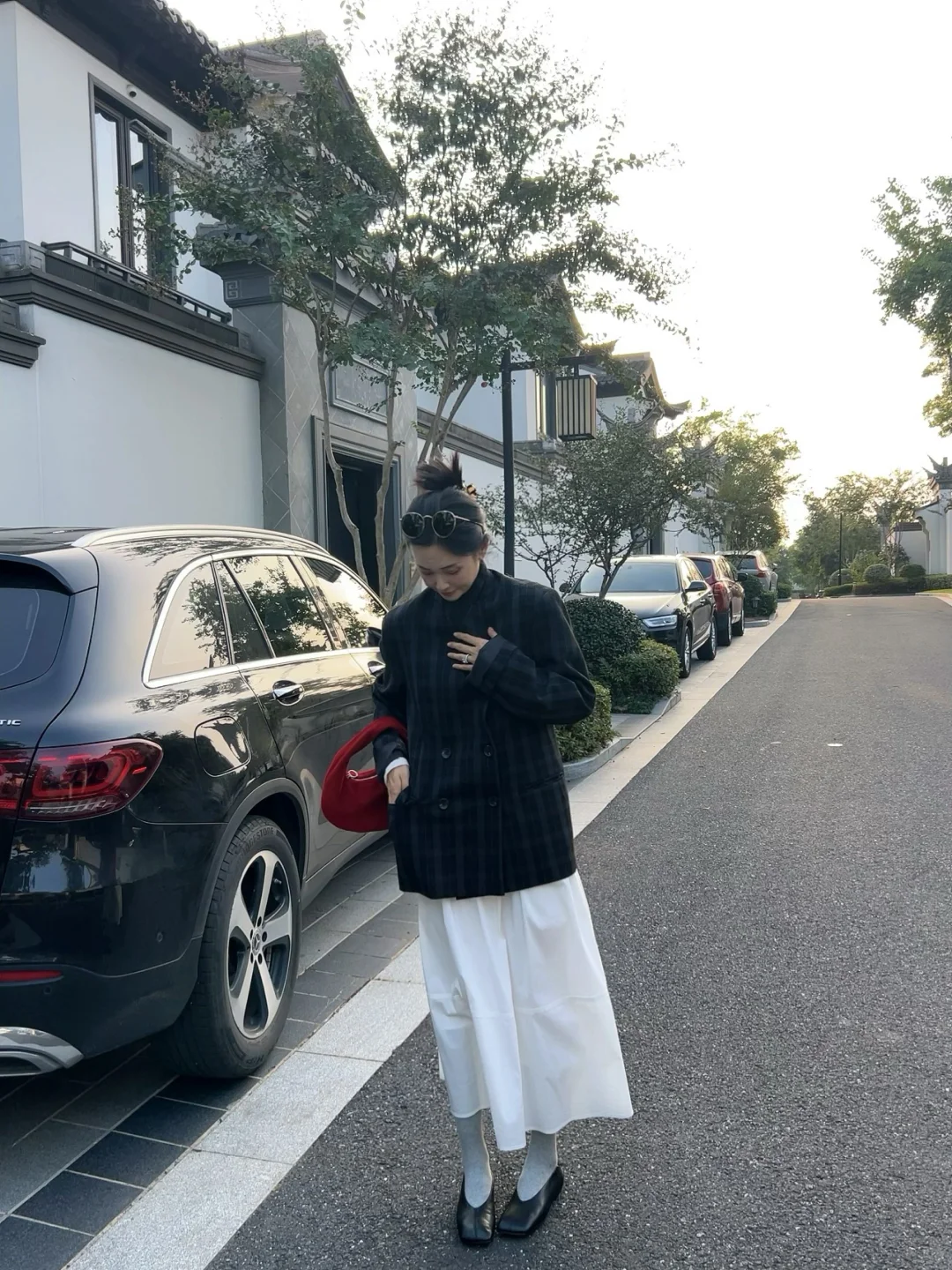 家门口的OOTD｜胖了10斤也要穿legging