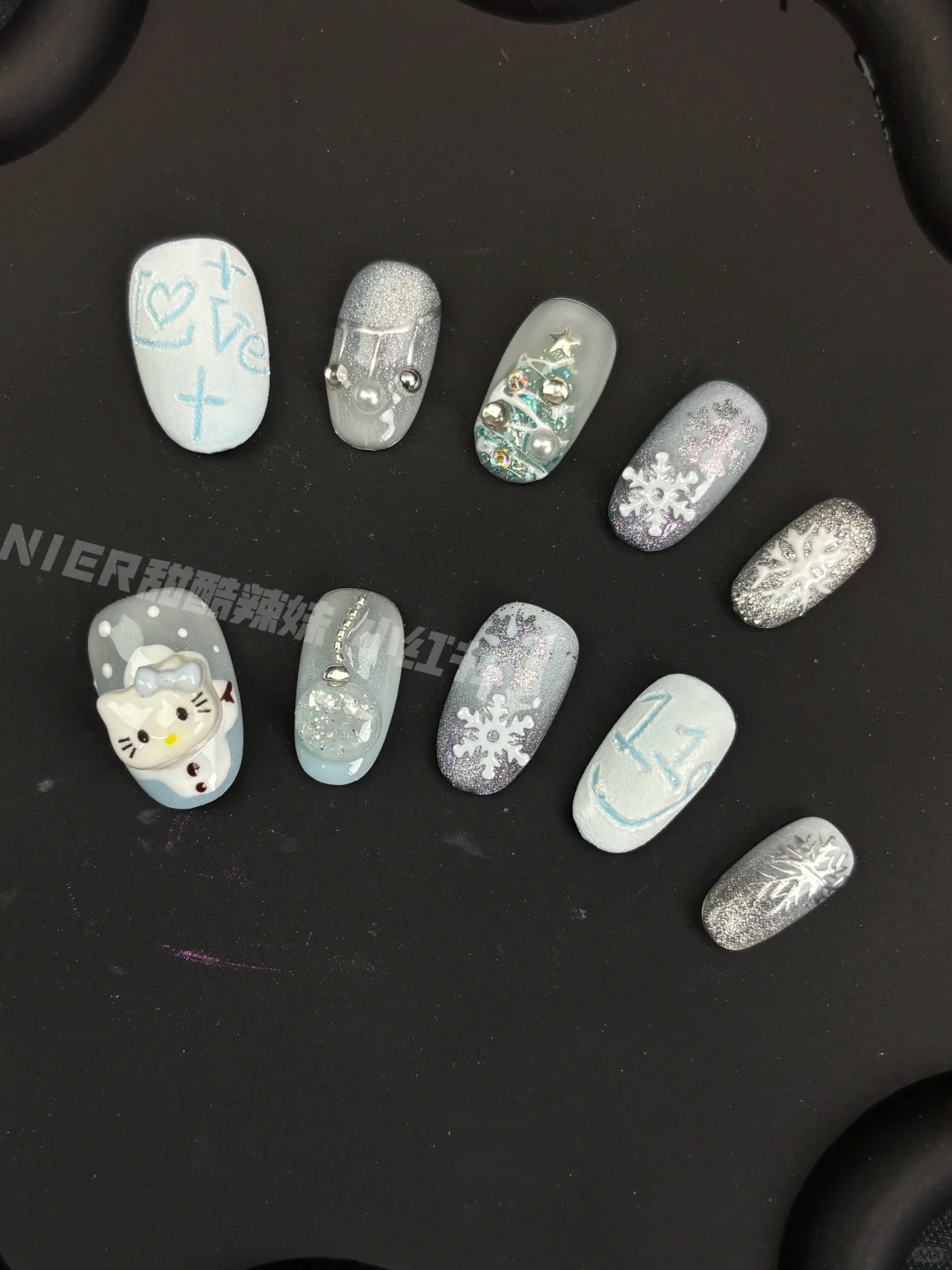 NIER甜酷辣妹新款短甲合集｜美甲分享