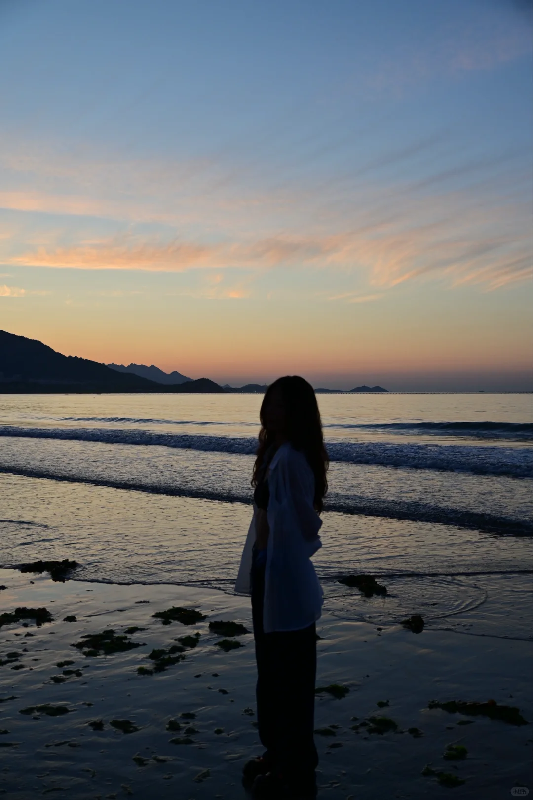 也是拍上了老娘与海