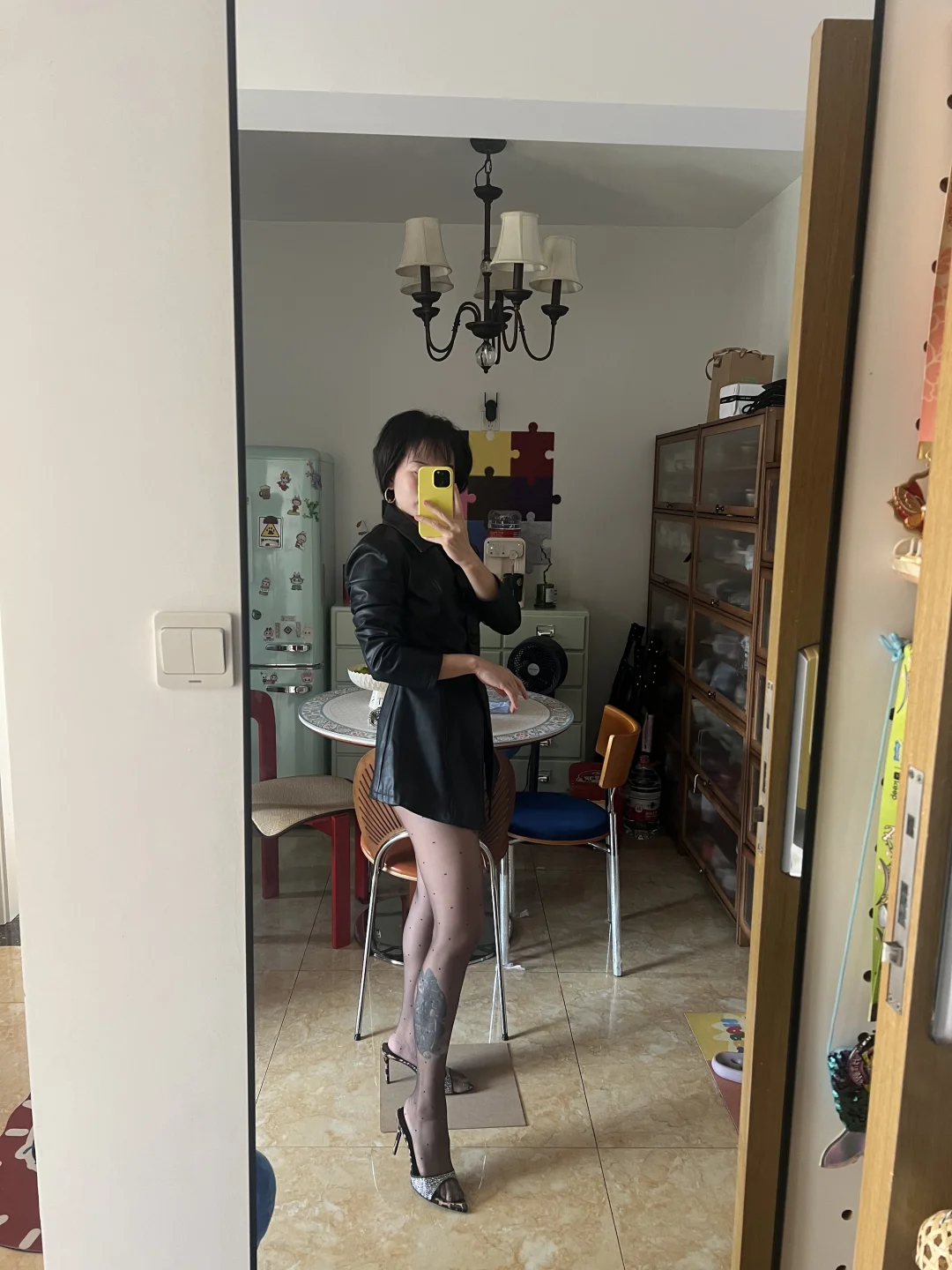 39岁还是爱穿漂亮的裙子高跟鞋