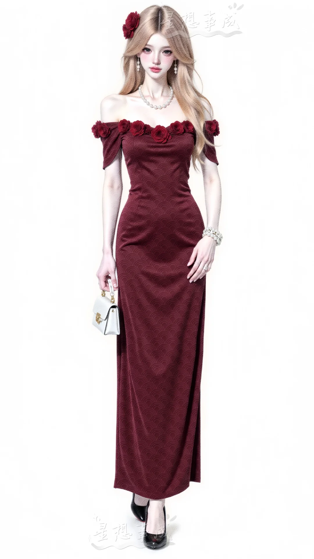 红色系御姐晚礼服！