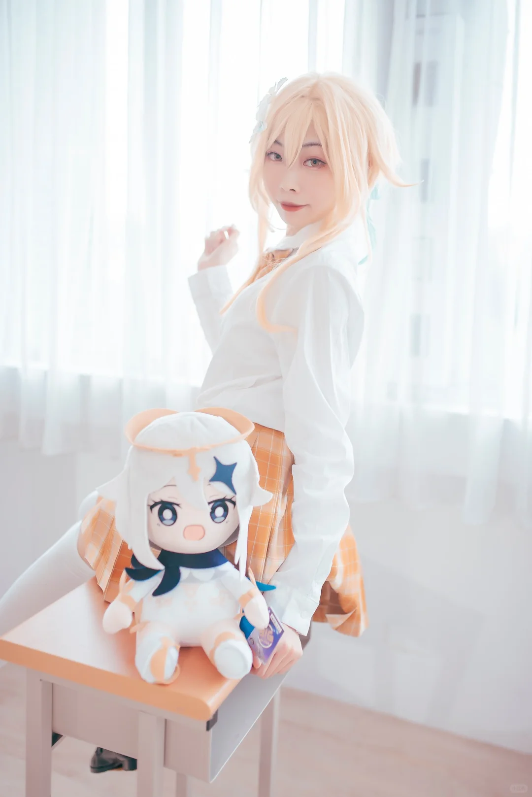 教室黄裙角色写真💛📚