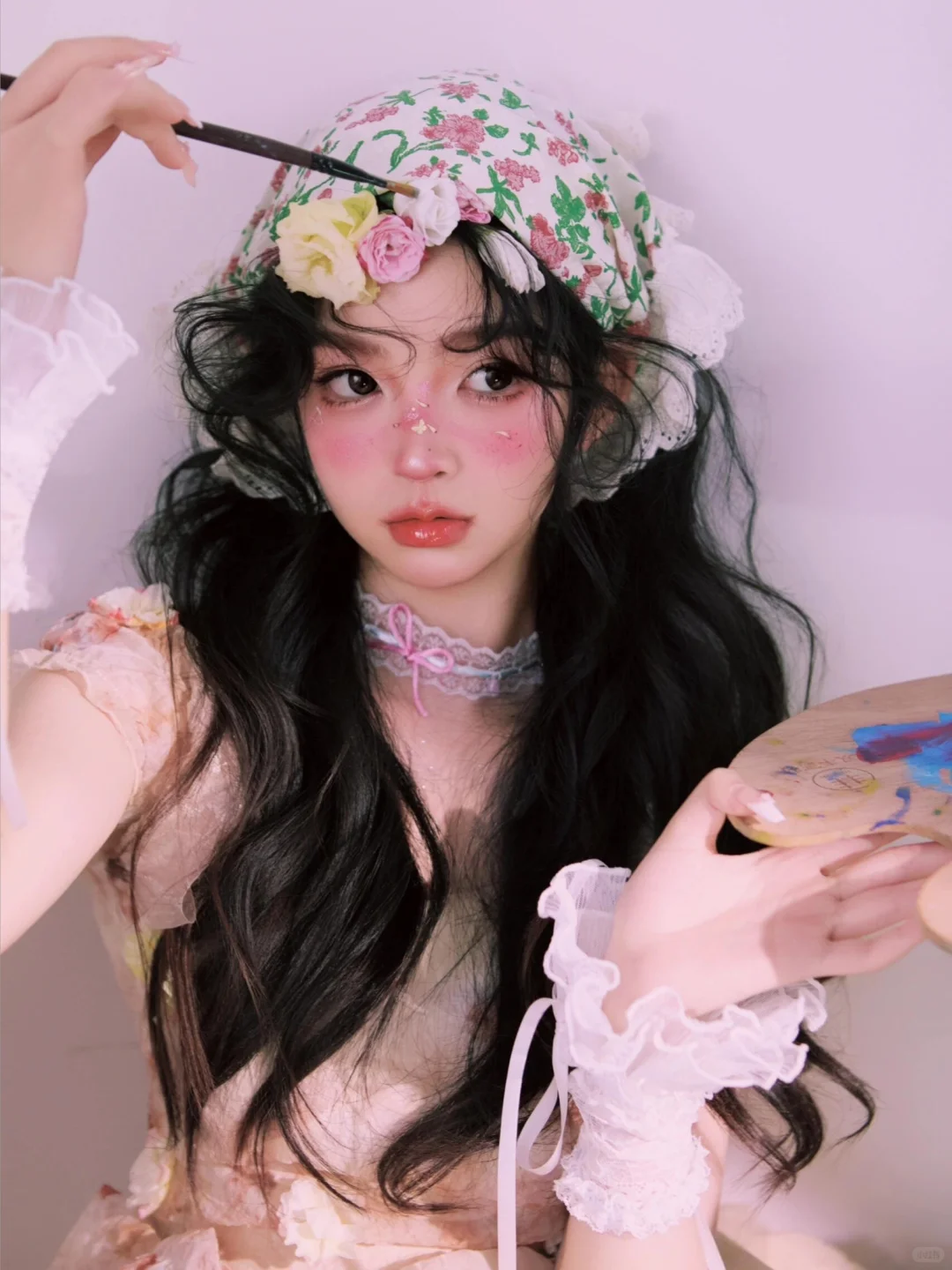 白月光系列｜纯欲油彩少女写真🧼