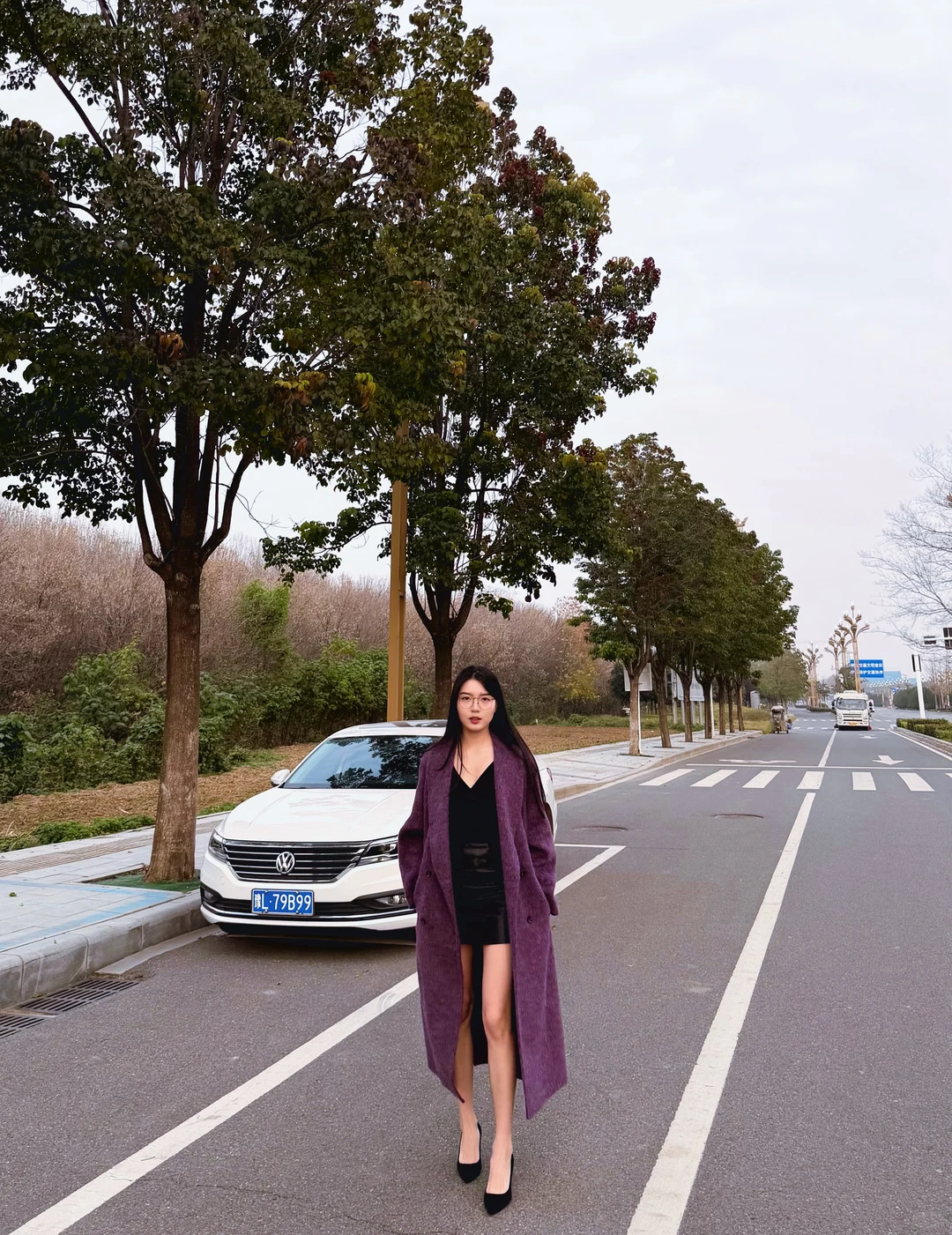 169/53kg 御姐黑色系穿搭