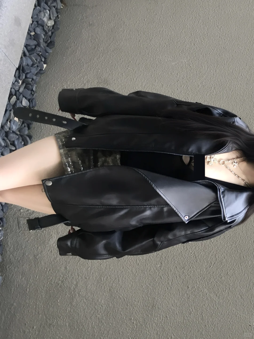 Leopard print, sequins and black lace