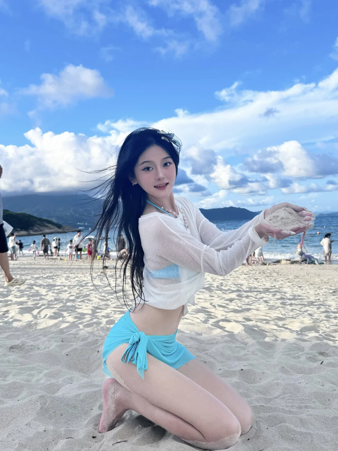 桔钓沙拍照｜深圳也有超绝玻璃海‼️