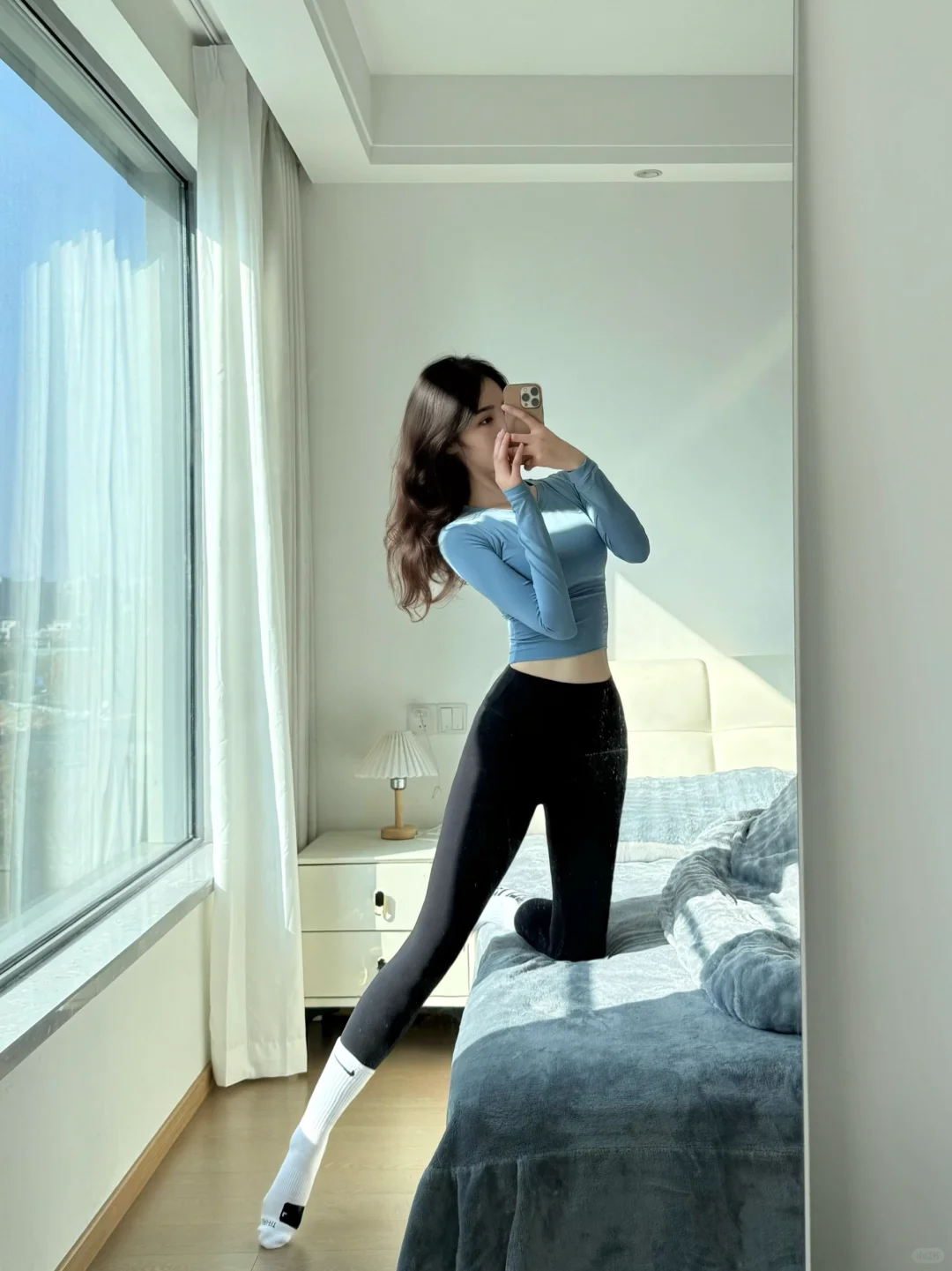 还得是黑色瑜伽裤🧘‍♀️