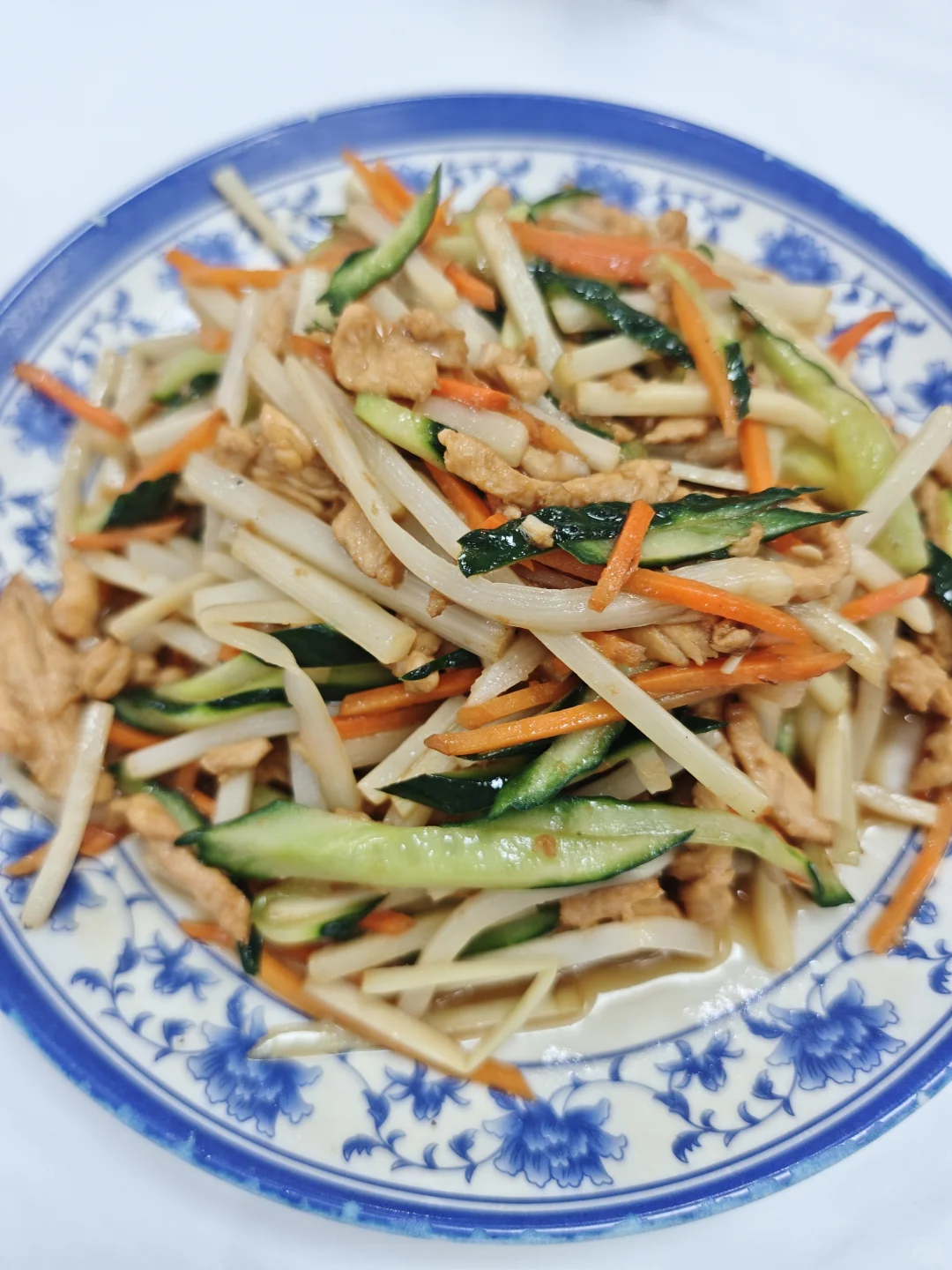 少油少盐版脆脆肉丝看起来更有食欲了捏