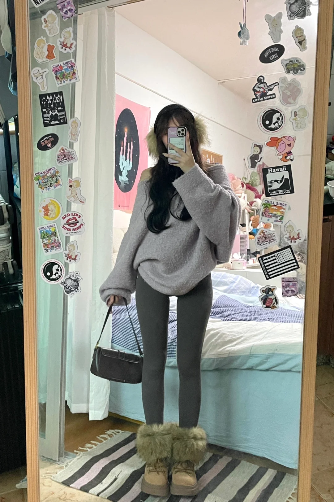 小个子不冻腿ootd⛸️🤎鲨鱼裤穿搭合集