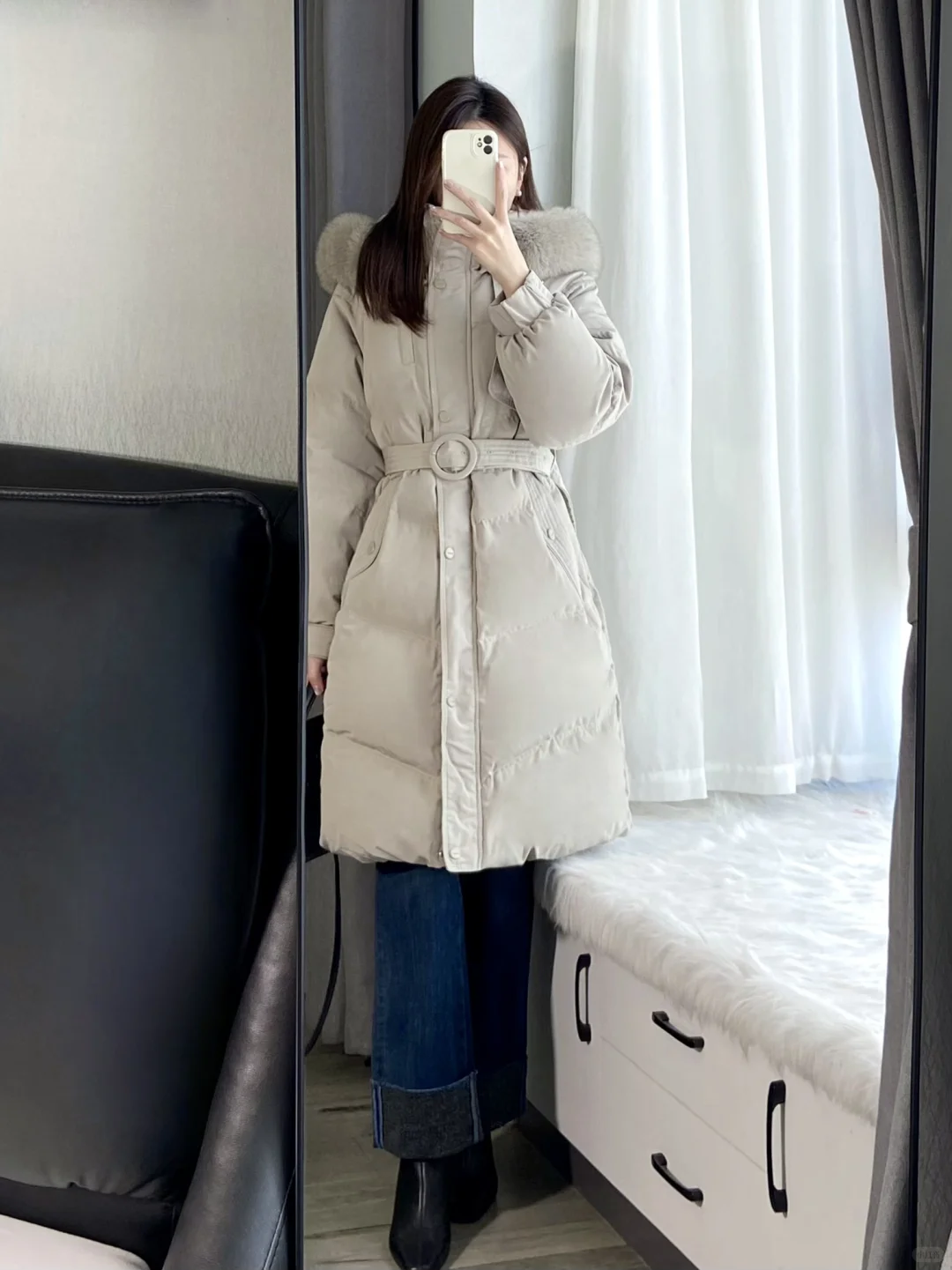 降温啦！不露腿保命羽绒服穿搭安排！