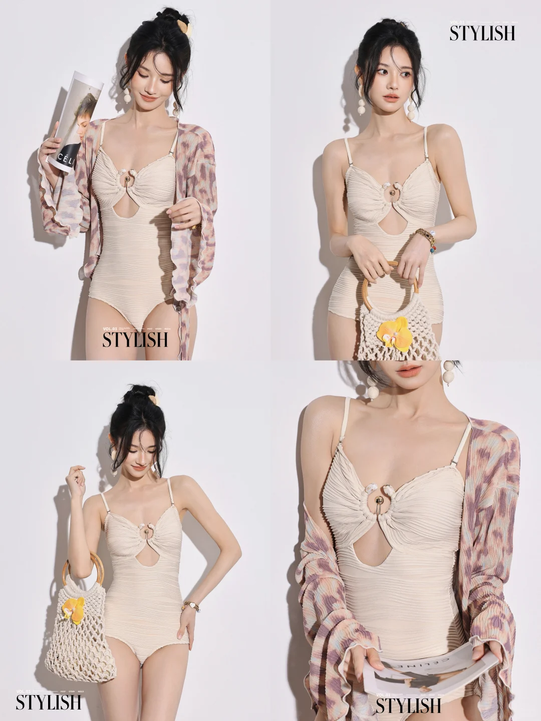 度假穿搭｜度假泳衣天花板，泳池超级出片