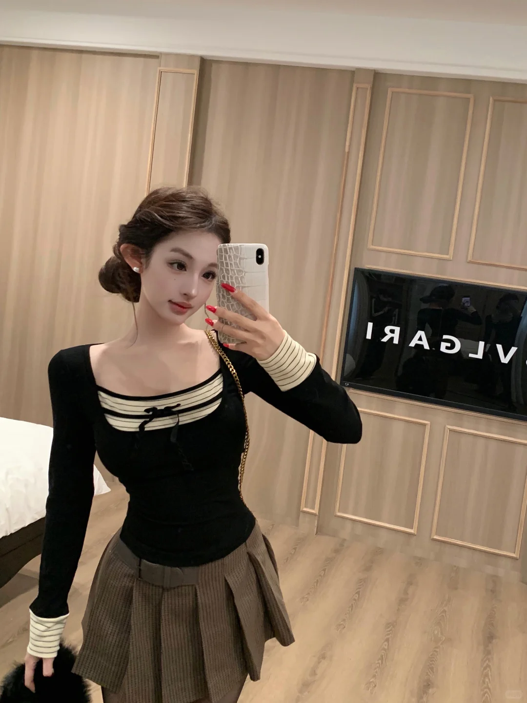 纯欲辣妹｜叠穿假两件上衣❗️