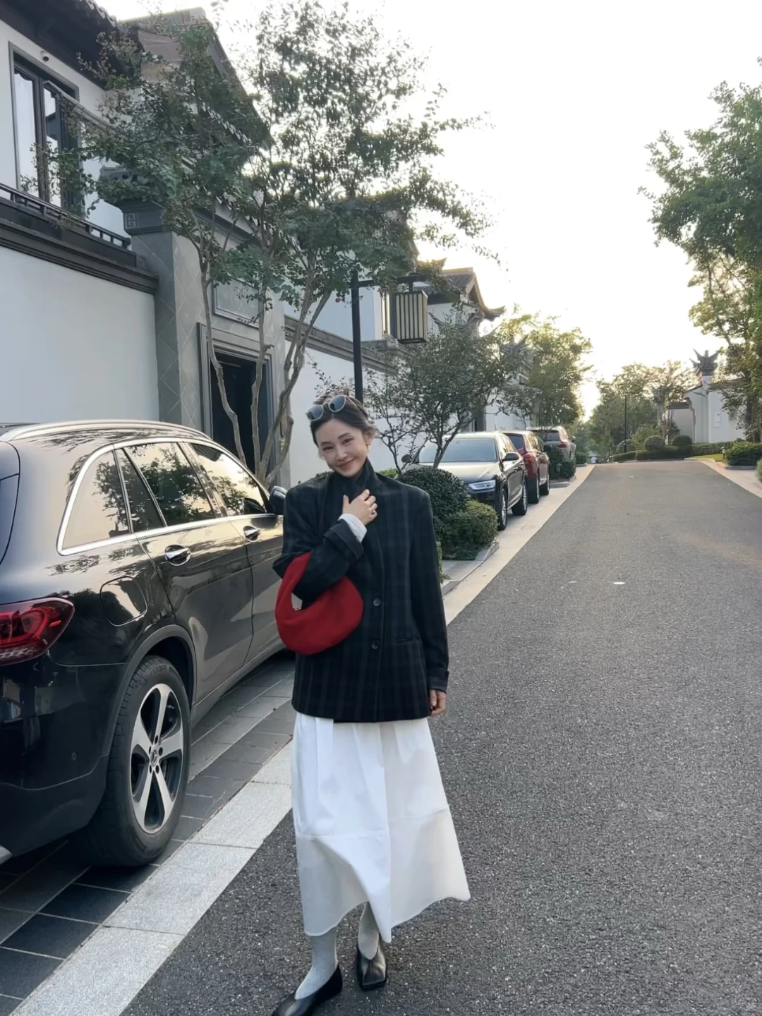 家门口的OOTD｜胖了10斤也要穿legging