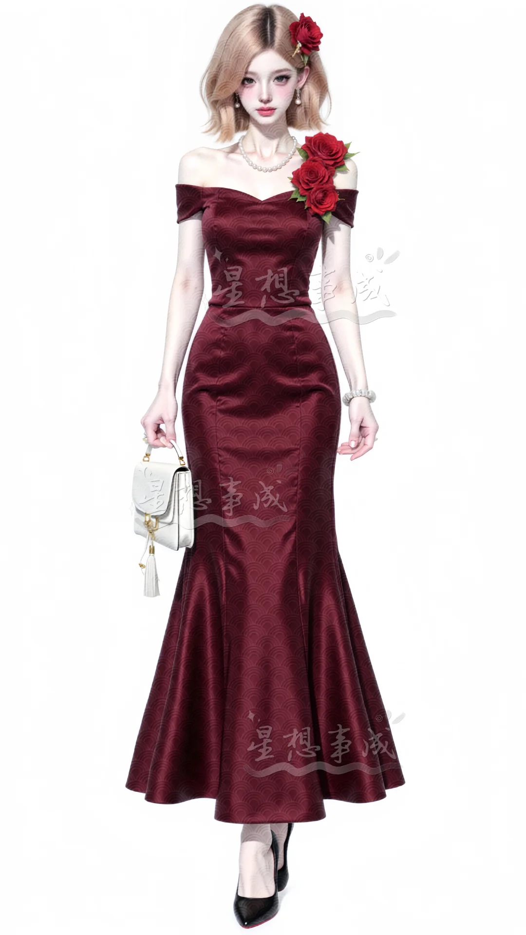 红色系御姐晚礼服！