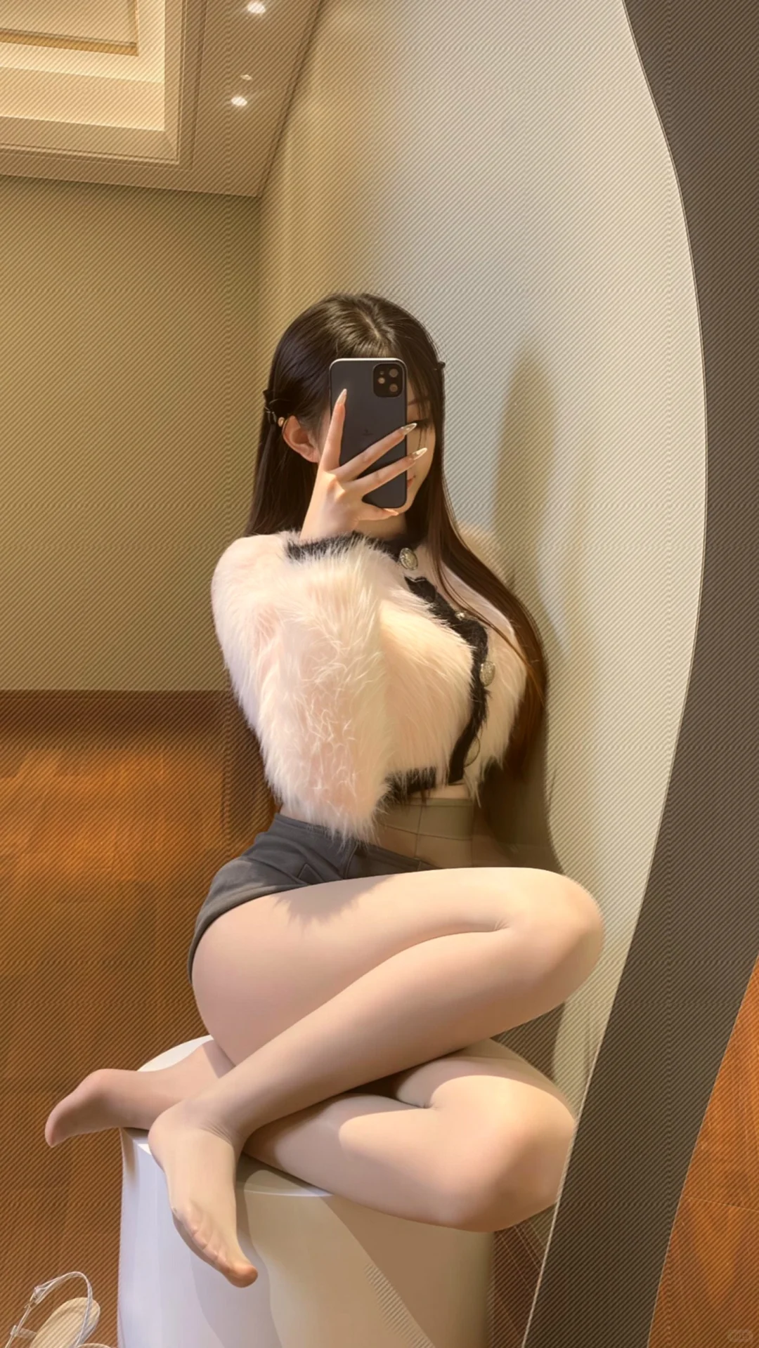 高腰灰丝，纯欲斩男穿搭秘诀✨