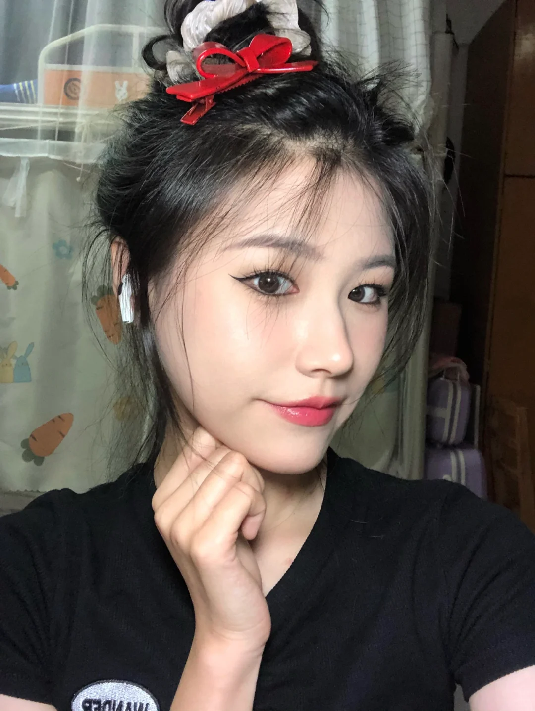 嫩模妆｜全包眼线｜我好美