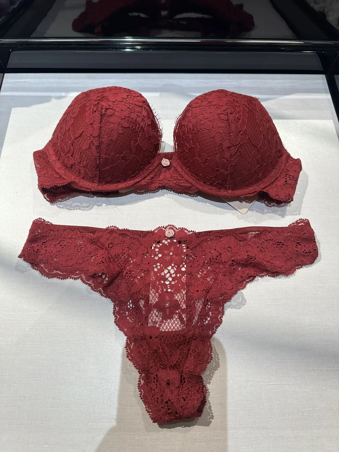 维密 俏皮款蕾丝也不错🩵