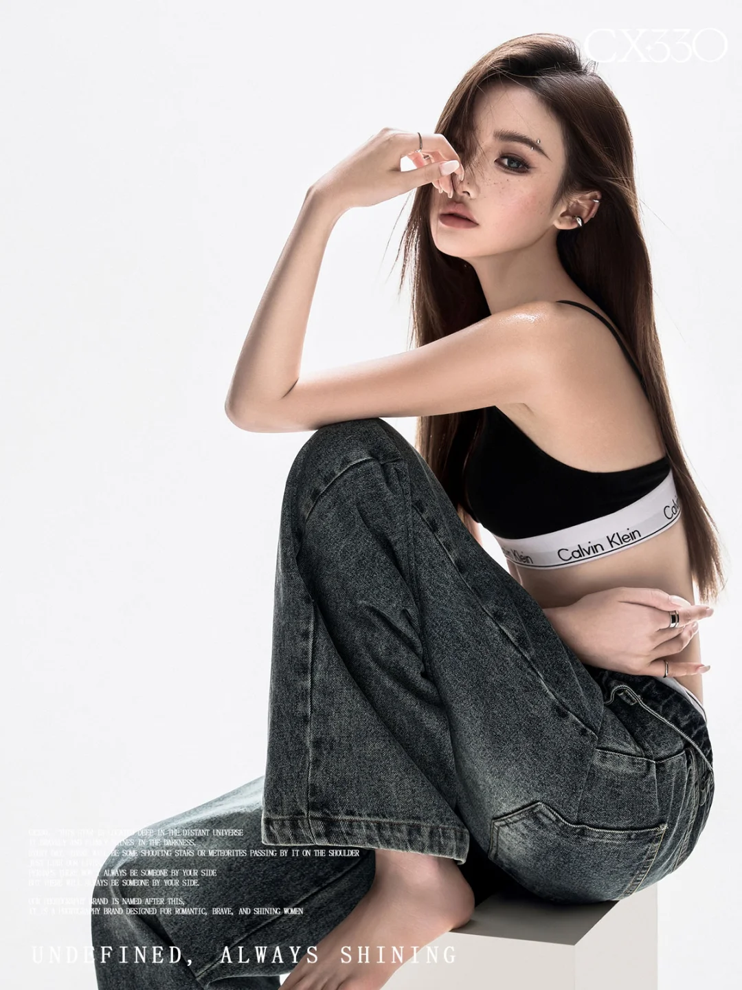 拍了Jennie同款CK辣妹韩杂写真，超绝❗