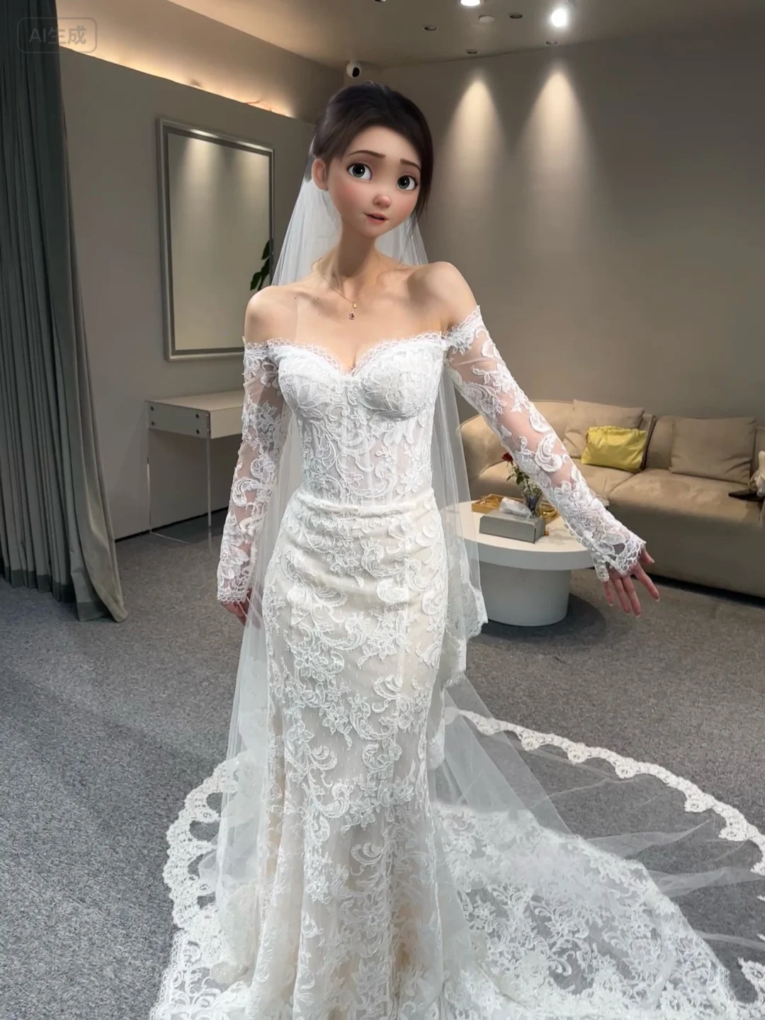 试纱日记👰EP04 永远为鱼尾蕾丝心动💓