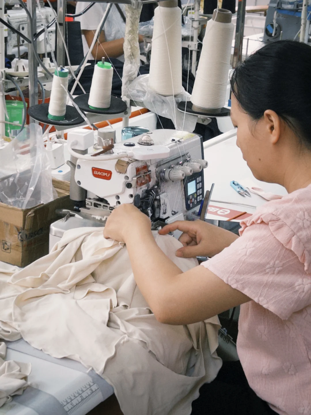 瑜伽服工厂日常｜每针每线都是品质底气