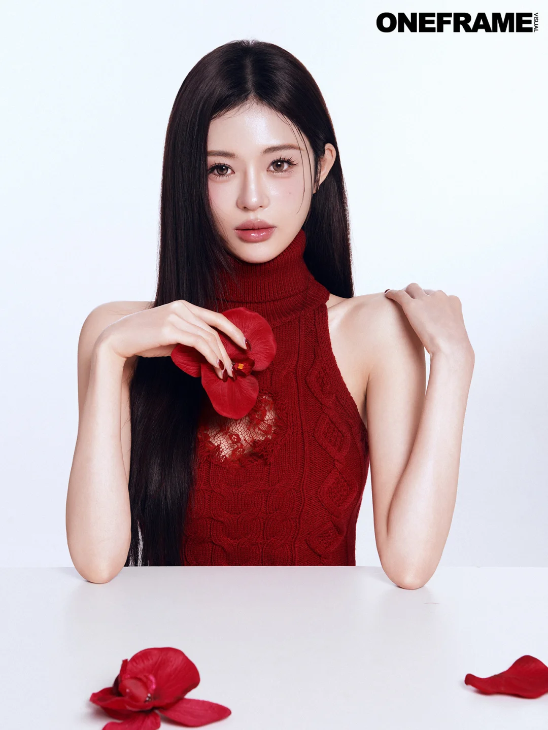 红是“浪漫与热烈” 🥀 韩系纯欲肖像