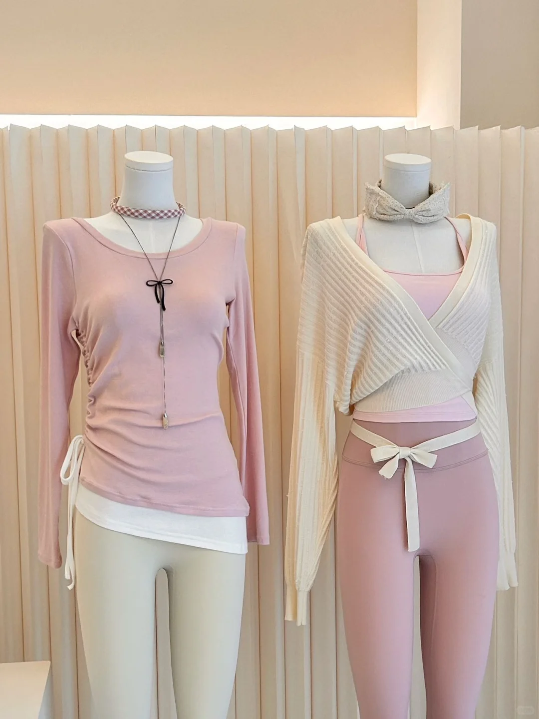 💭◝｡🎀⋆°🎧ྀི.⋆ 喜欢粉粉的瑜伽服穿搭