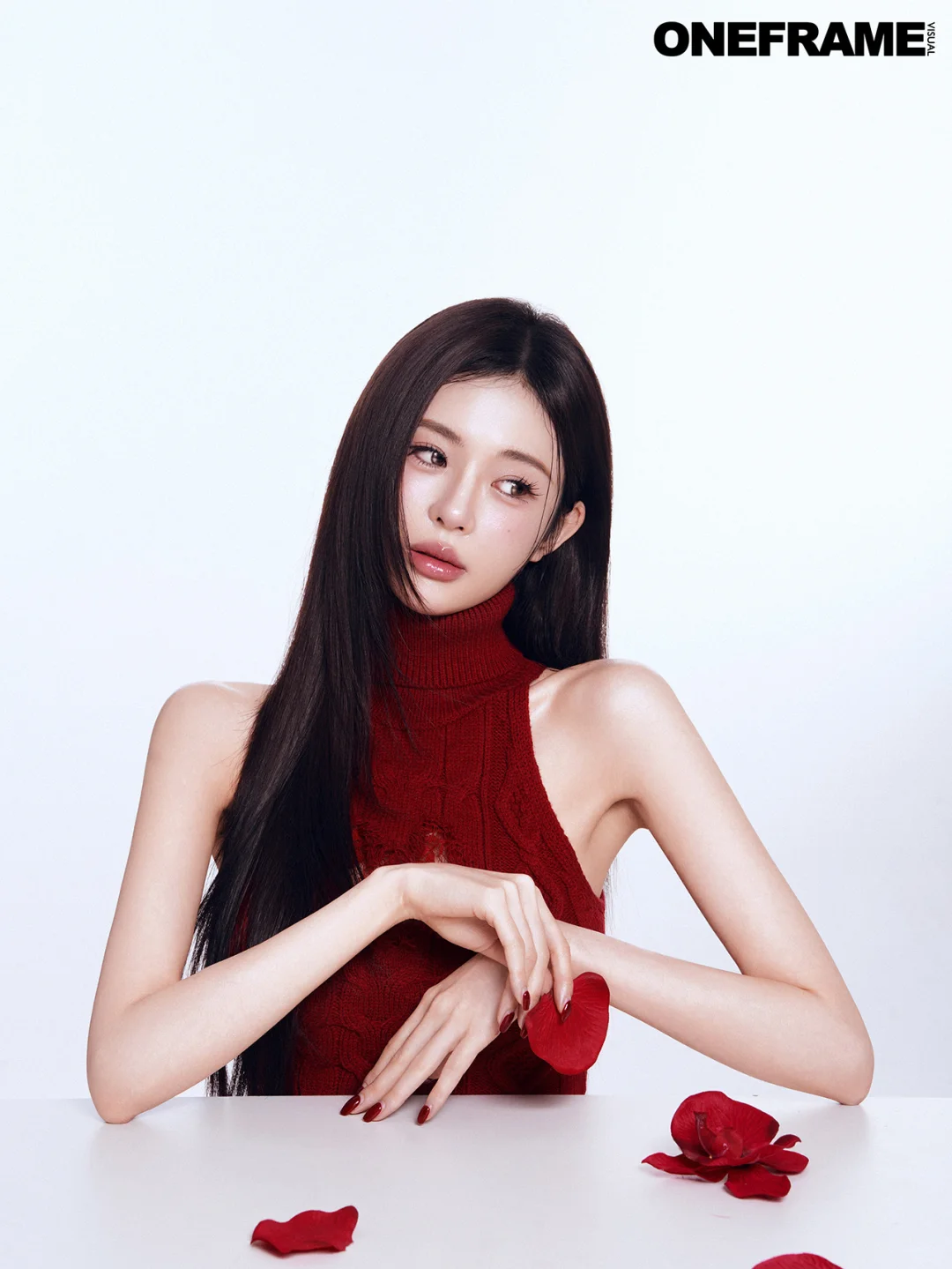 红是“浪漫与热烈” 🥀 韩系纯欲肖像