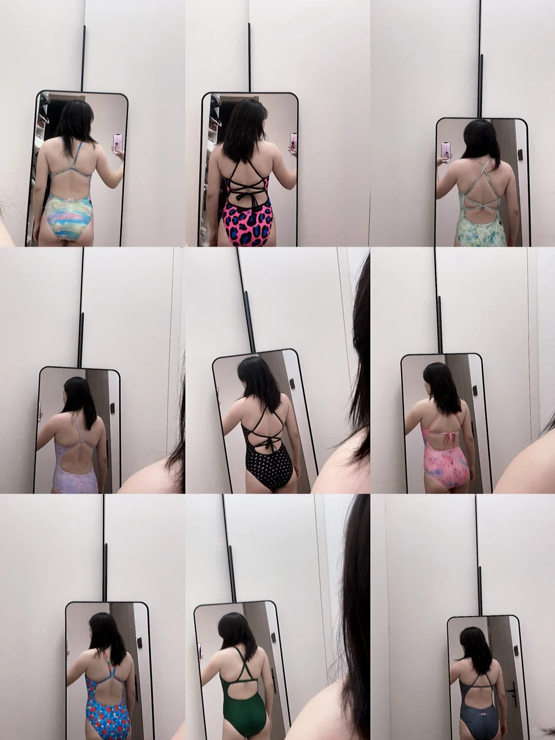 分享一下近期入的泳衣们