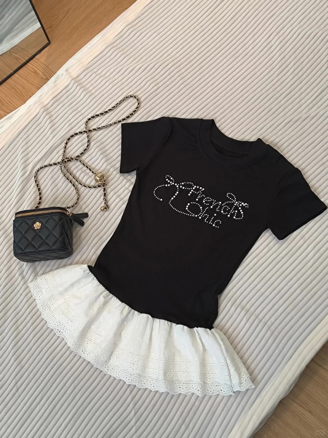 啊啊啊啊 一眼爱上黑色珍珠➕蕾丝边🖤