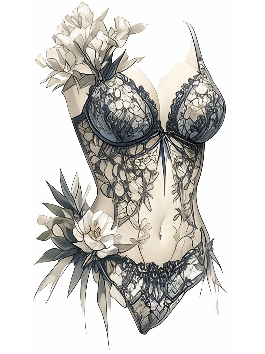 服装设计系列 ｜ 蕾丝内衣