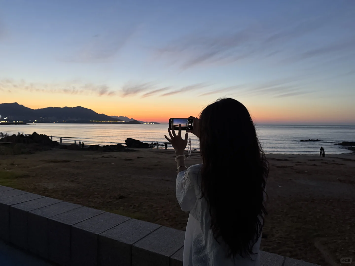 也是拍上了老娘与海