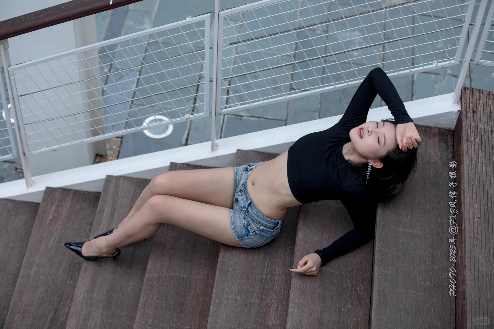 牛仔短裤还是靓啊