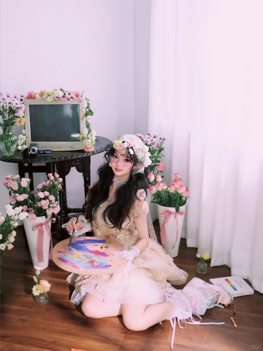 白月光系列｜纯欲油彩少女写真🧼