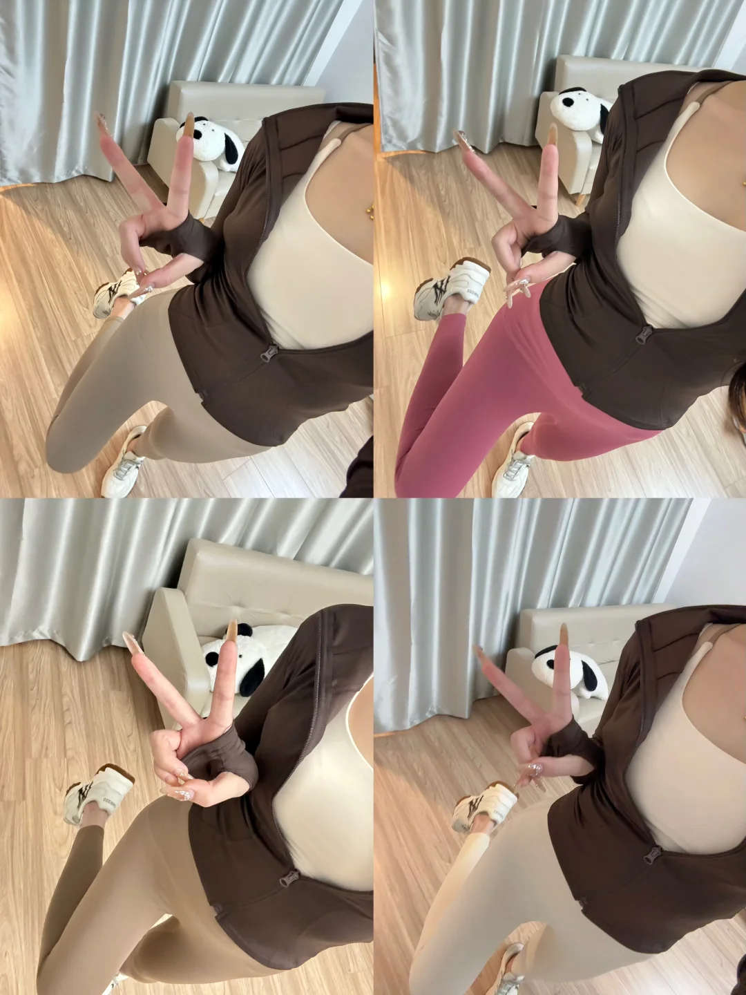 正面没尴尬线的瑜伽裤好穿s了！才20➕