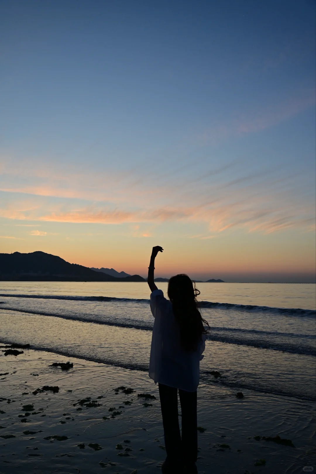 也是拍上了老娘与海