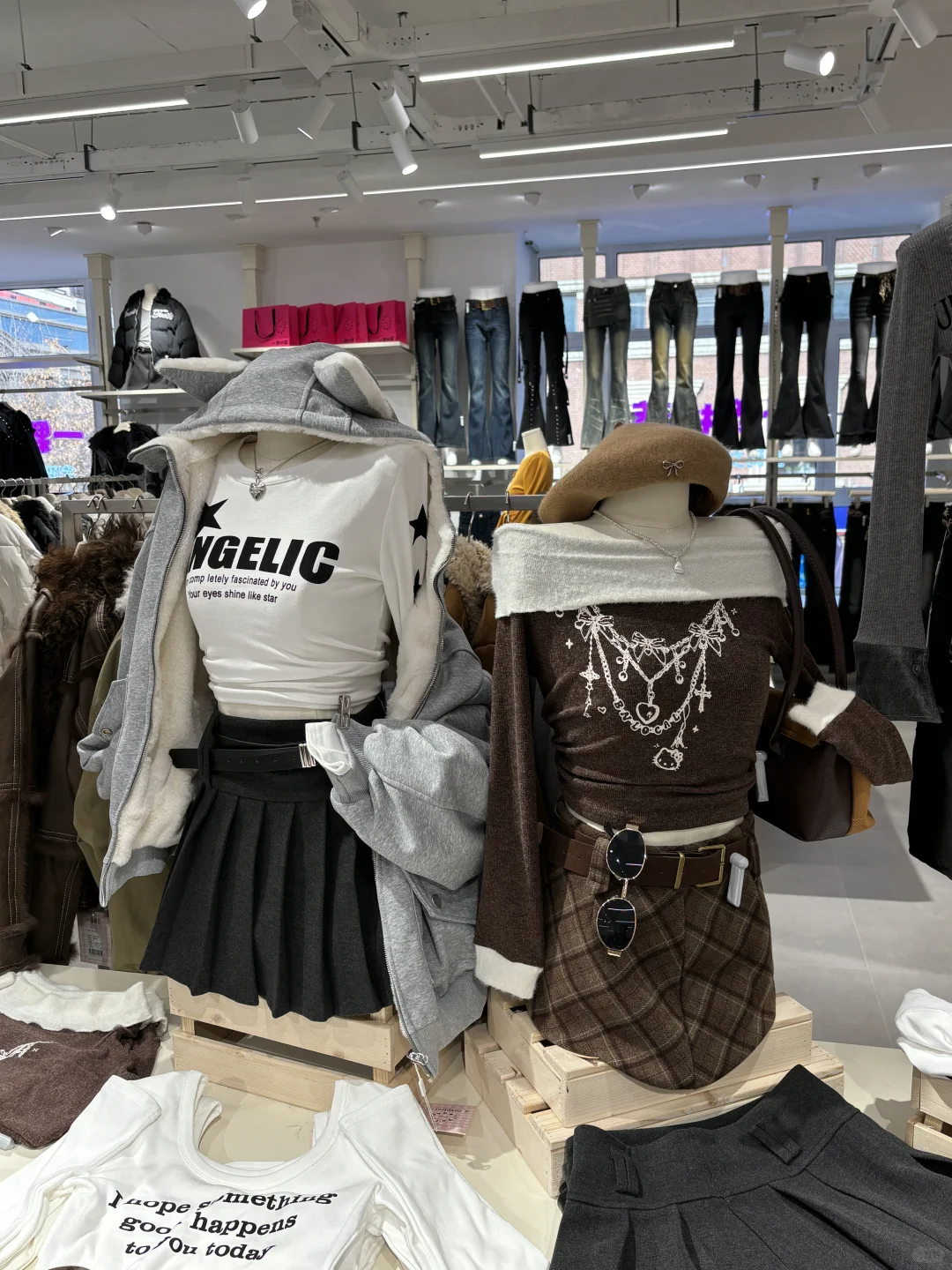 秋冬辣妹穿搭 闭眼入🫶