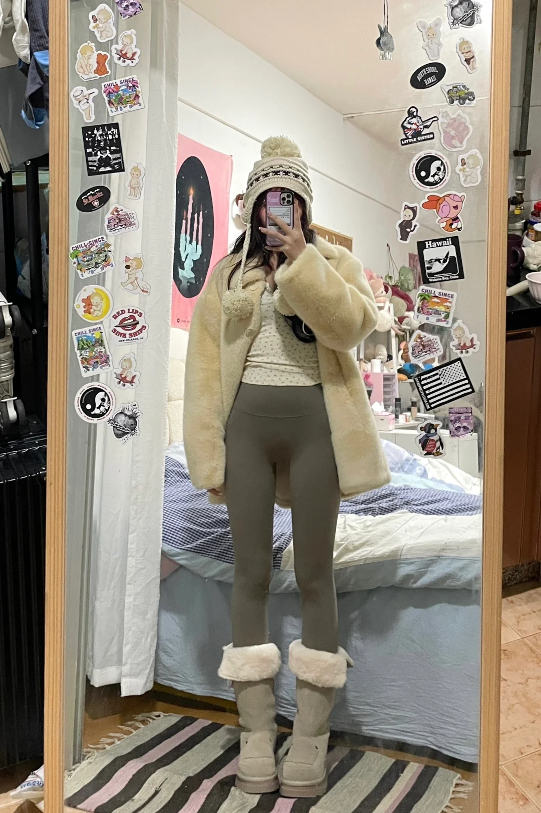 小个子不冻腿ootd⛸️🤎鲨鱼裤穿搭合集